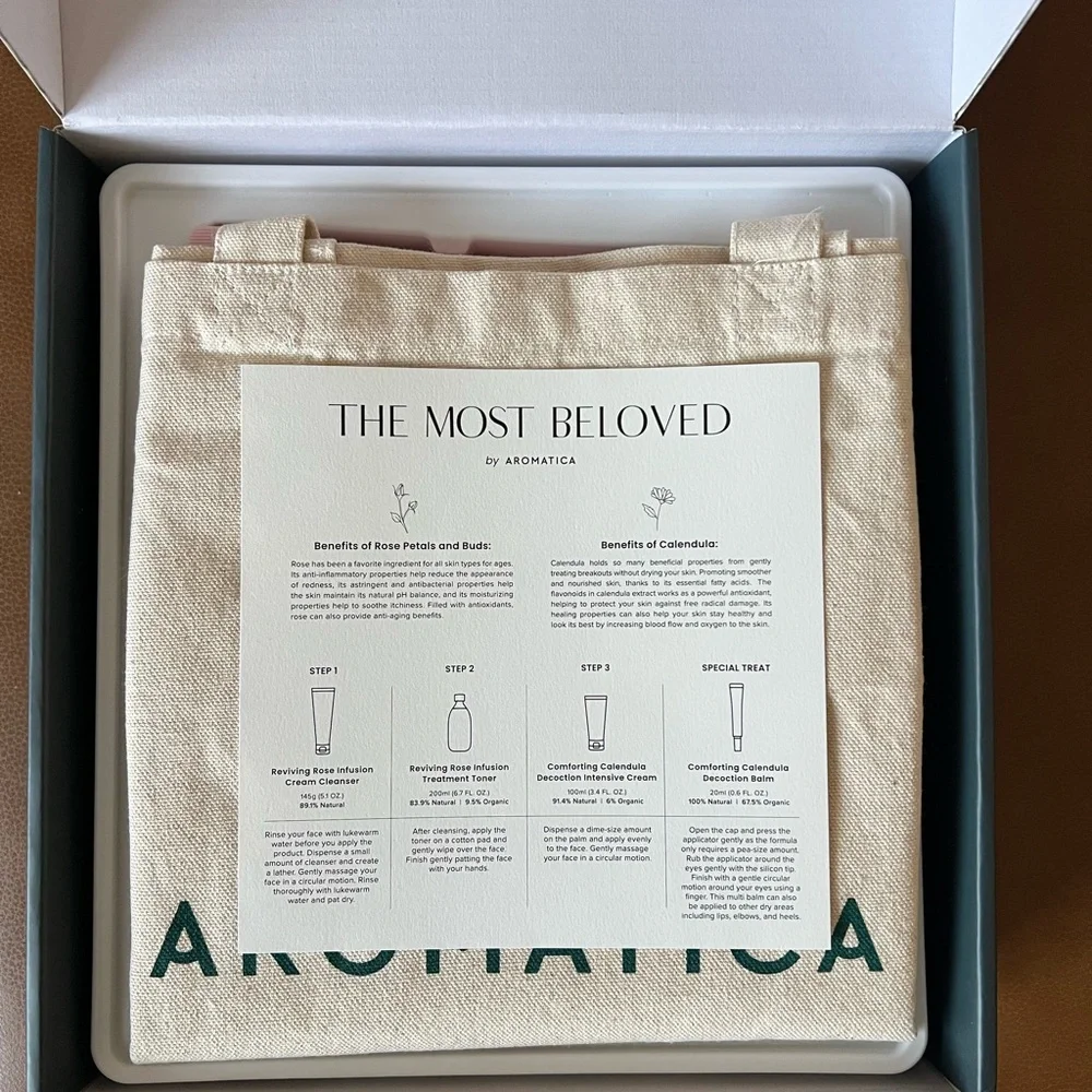 Aromatica Skincare Gift Set with Tote - Picture 7 of 10
